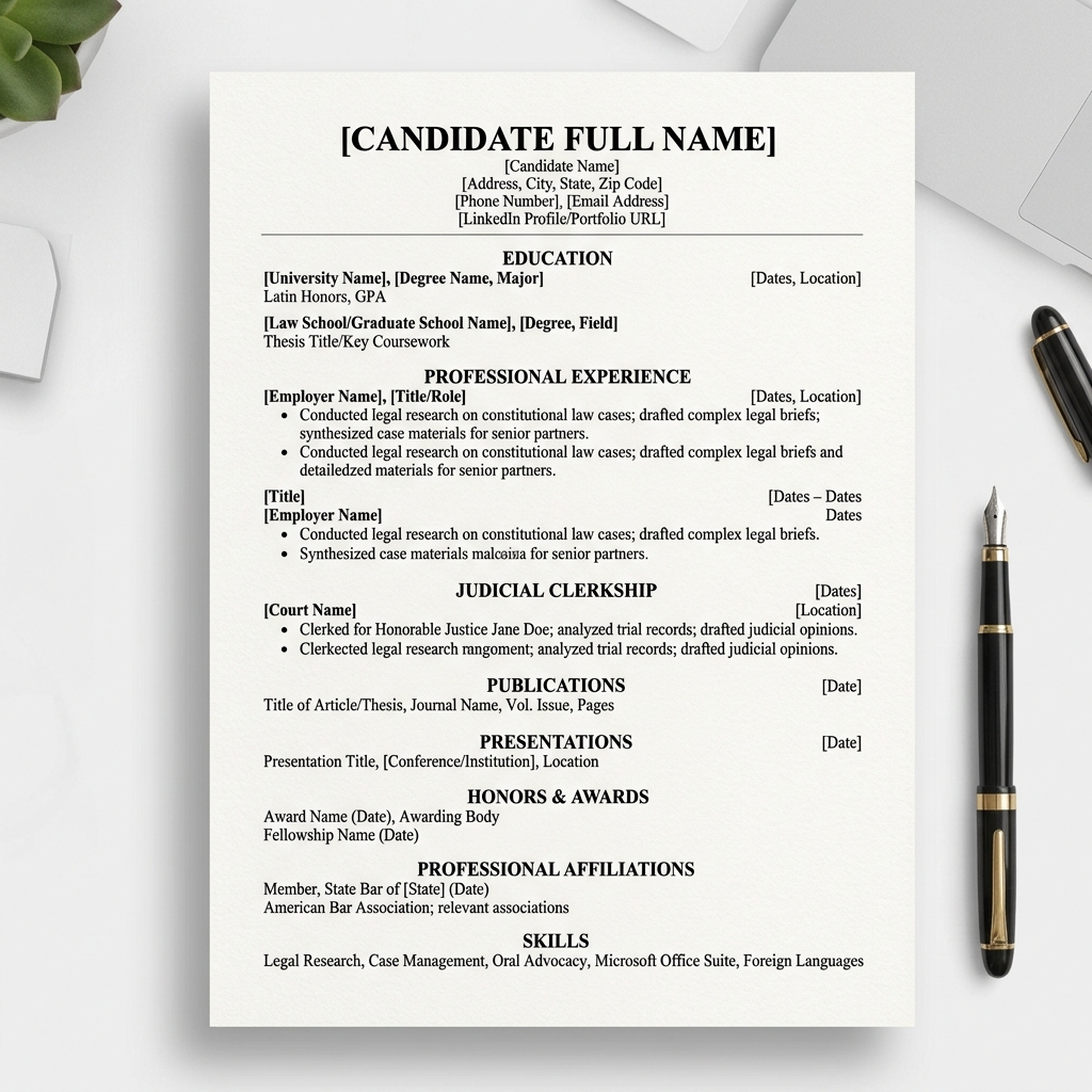Classic ATS Resume Template